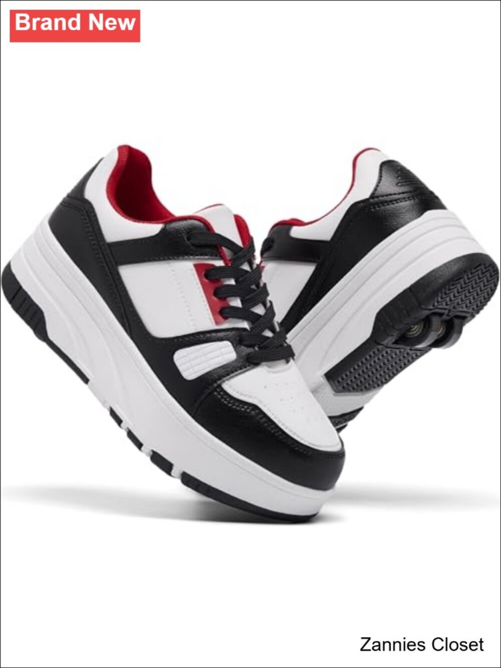 โจ Roller Skate Shoes for Kids Girls Boys Detachable Wheeled Fashion Sneakers